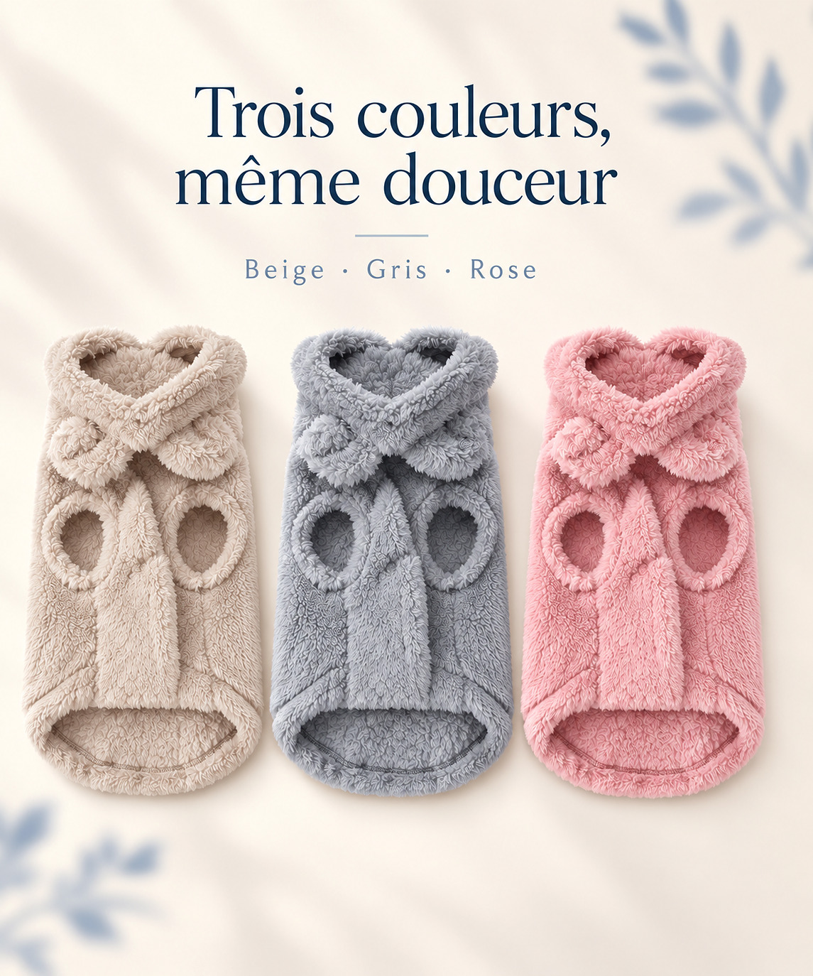 Le Molleton — les trois coloris